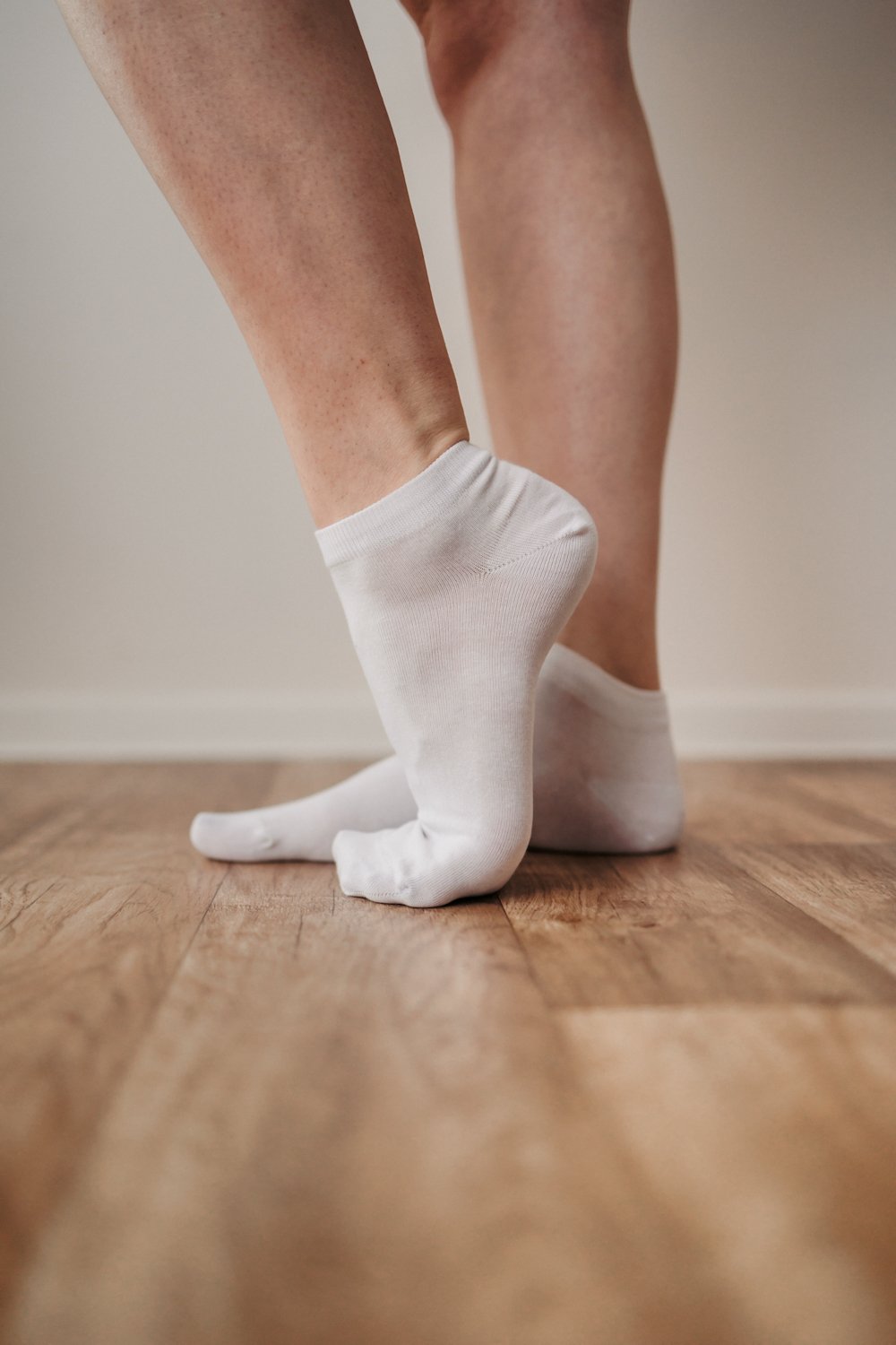Calcetines Barefoot Puntera Ancha Tobilleros | Blanco