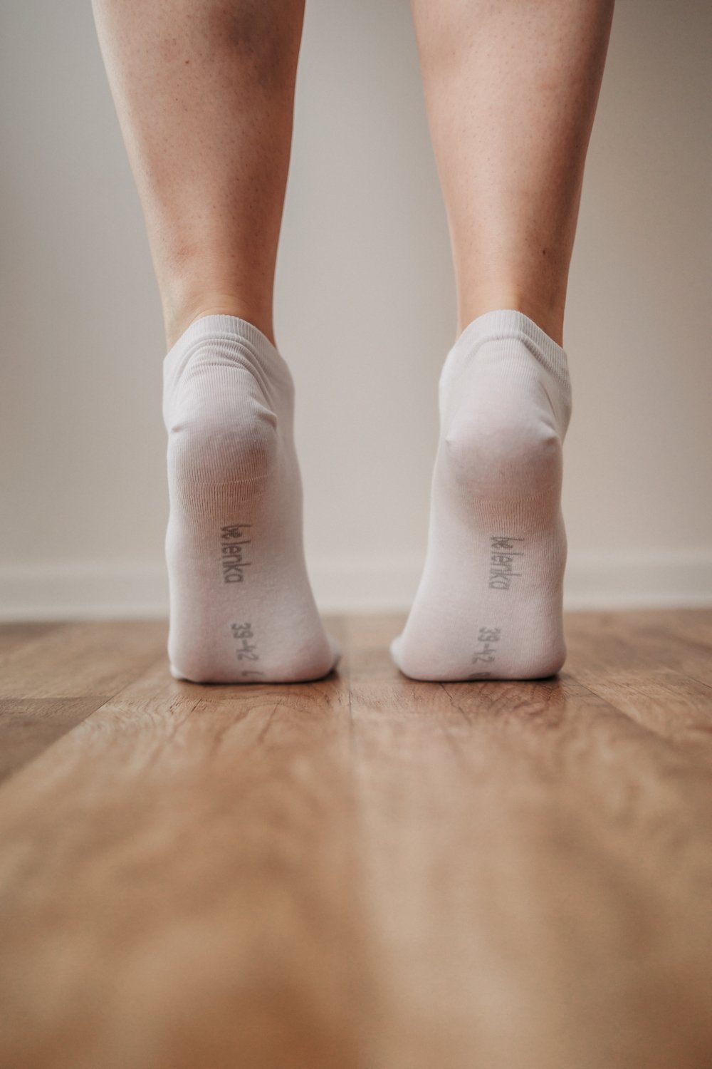 Calcetines Barefoot Puntera Ancha Tobilleros | Blanco