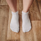 Calcetines Barefoot Puntera Ancha Tobilleros | Blanco