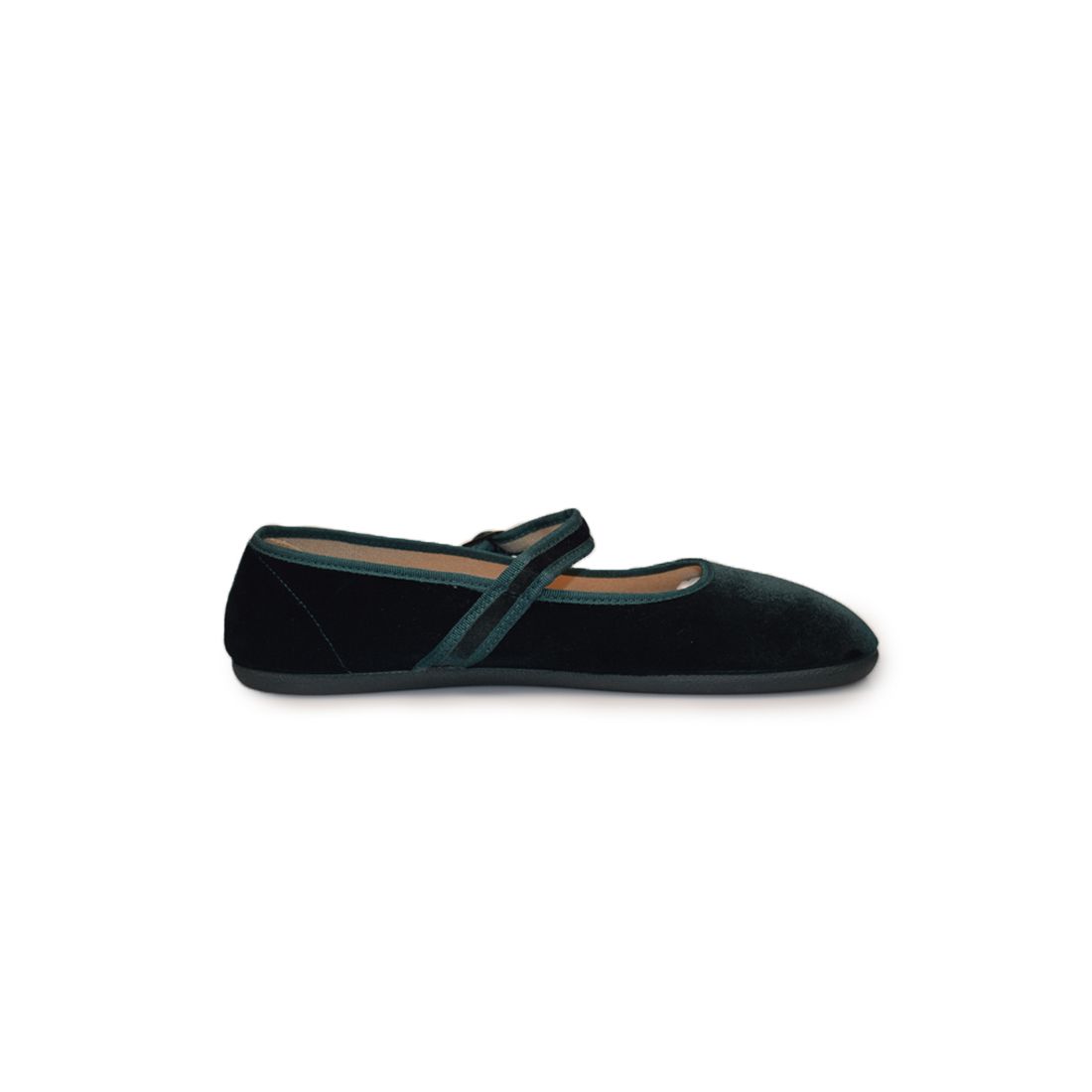 Bailarinas Barefoot Terciopelo Verde | Adulto