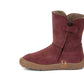 Botas Tex Suede Barefoot Con Forro Burdeos | Adulto