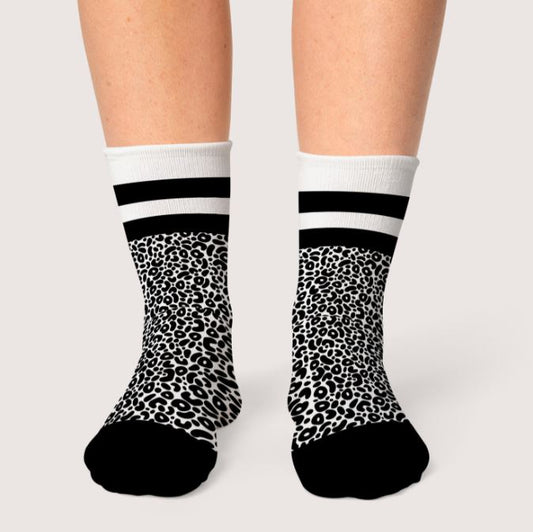 Calcetines Barefoot Puntera Ancha Leopardo | Sambas The Bambas