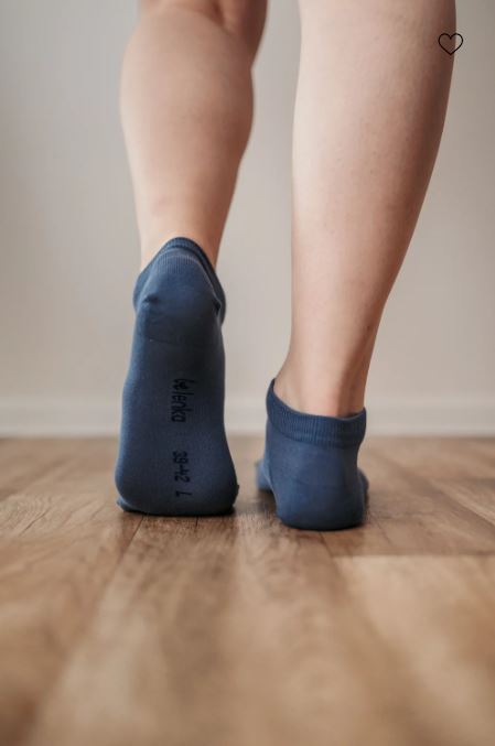 Calcetines Barefoot Puntera Ancha Azul | Be-Lenka