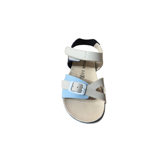 Sandalias Barefoot Combi Celeste-Marino