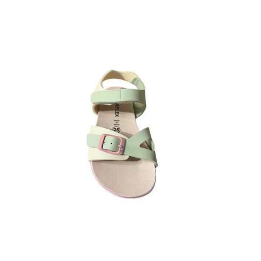 Sandalias Barefoot Combi Amarillo-Menta