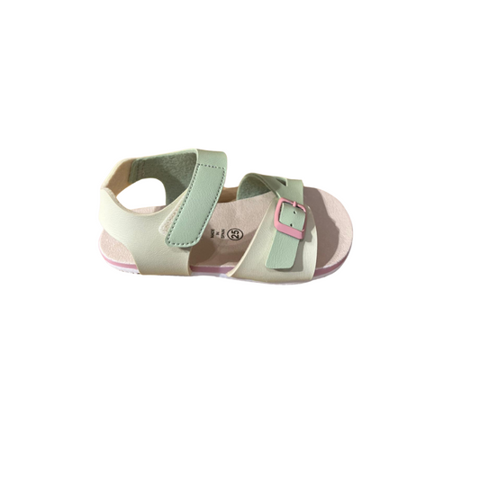 Sandalias Barefoot Combi Amarillo-Menta