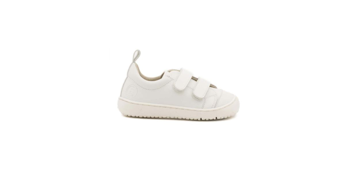 Deportivas Barefoot Microfibra Blanco | Niño
