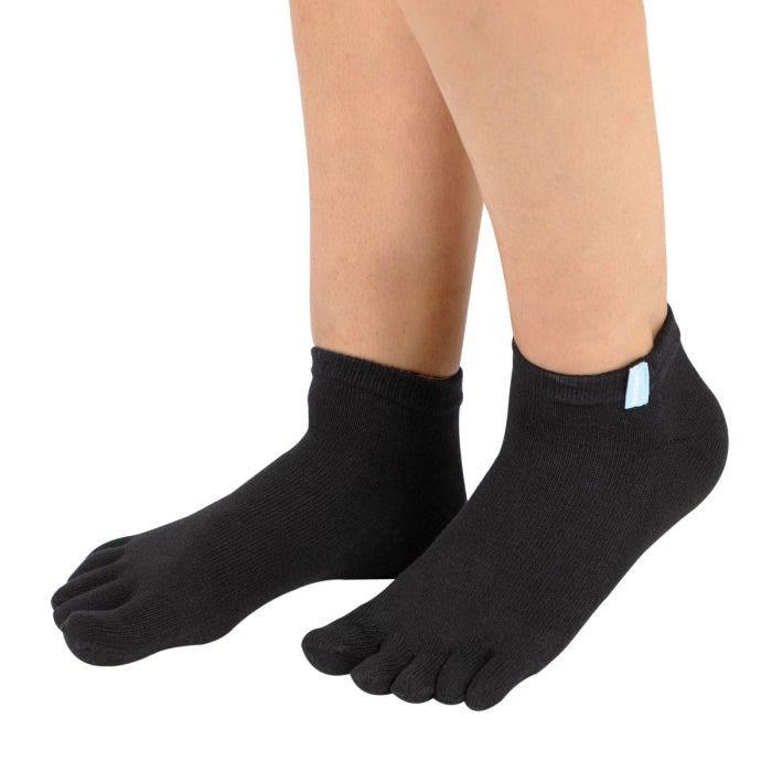 Calcetines Barefoot de Dedos Tobilleros | Negro