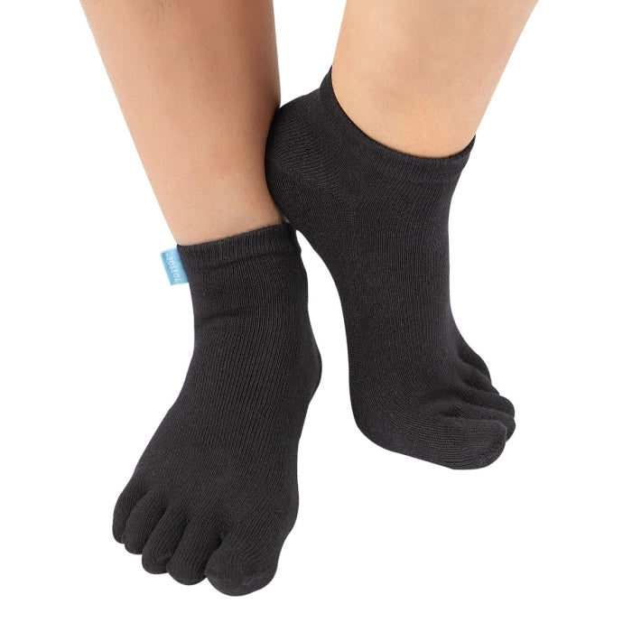 Calcetines Barefoot de Dedos Tobilleros | Negro