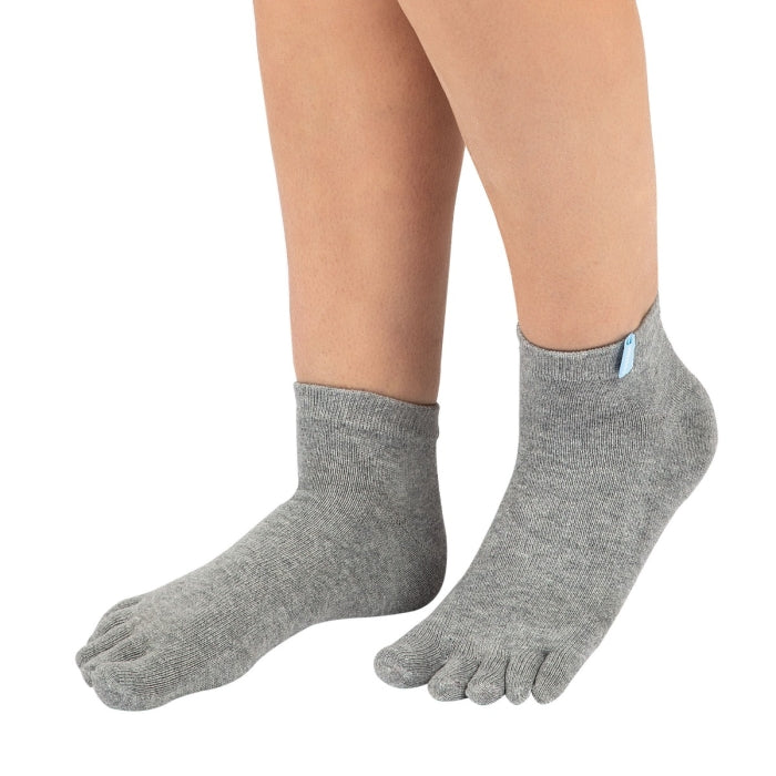 Calcetines Barefoot de Dedos Tobilleros | Gris