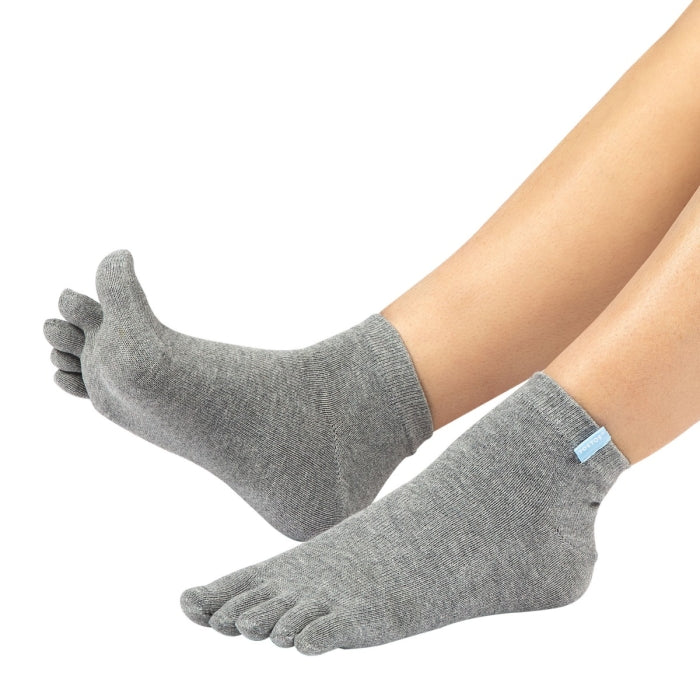 Calcetines Barefoot de Dedos Tobilleros | Gris