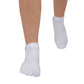 Calcetines Barefoot de Dedos Tobilleros | Blanco