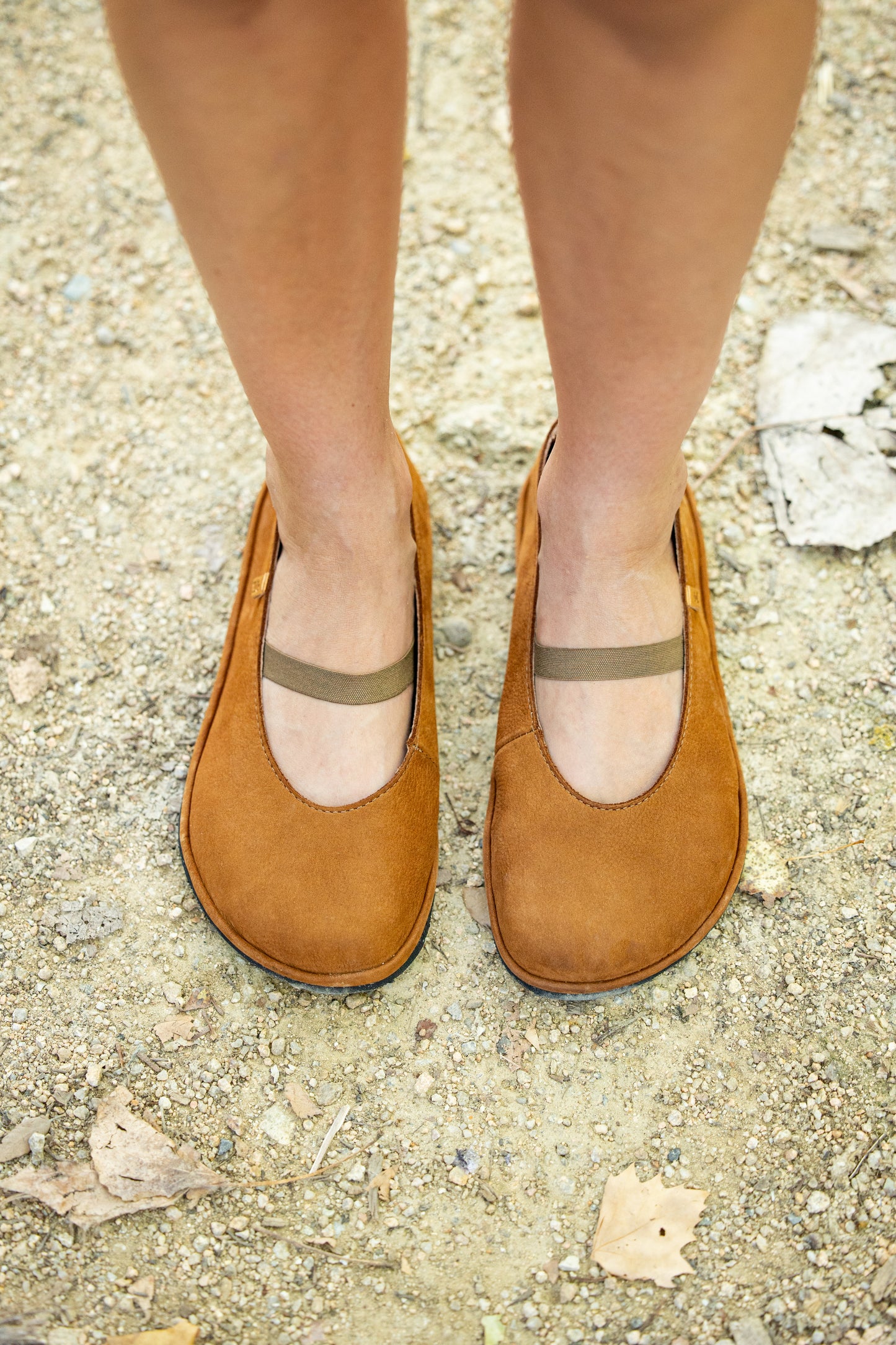 Bailarinas Barefoot Nobuck Lavado Cuero