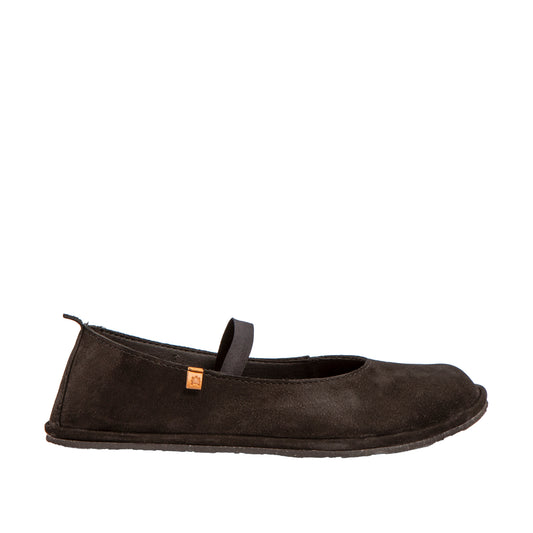 Bailarinas Barefoot Nobuck Lavado Negro