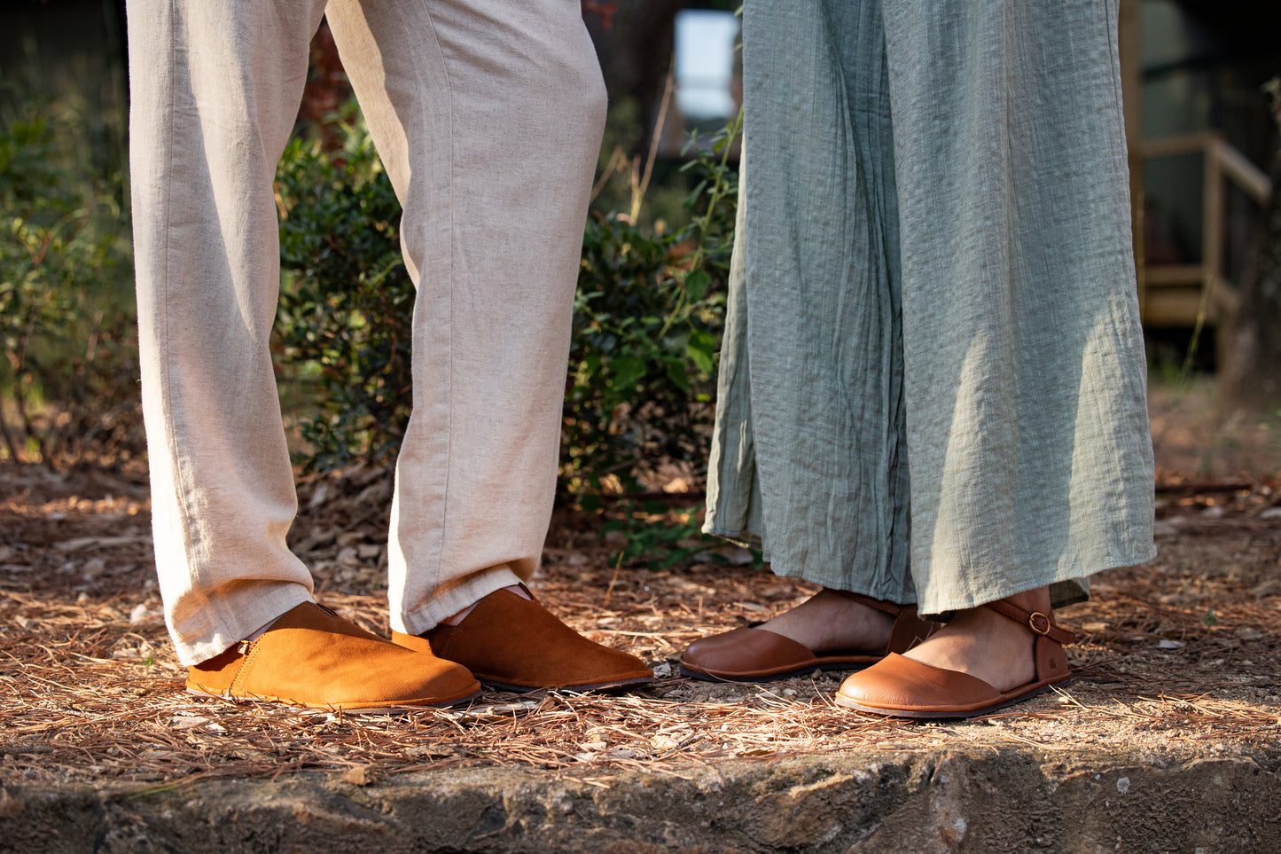 Sandalias Barefoot Napa Cuero