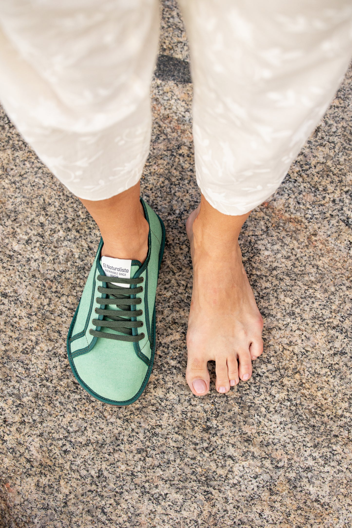 Zapato Barefoot Algodón Reciclado Foliage