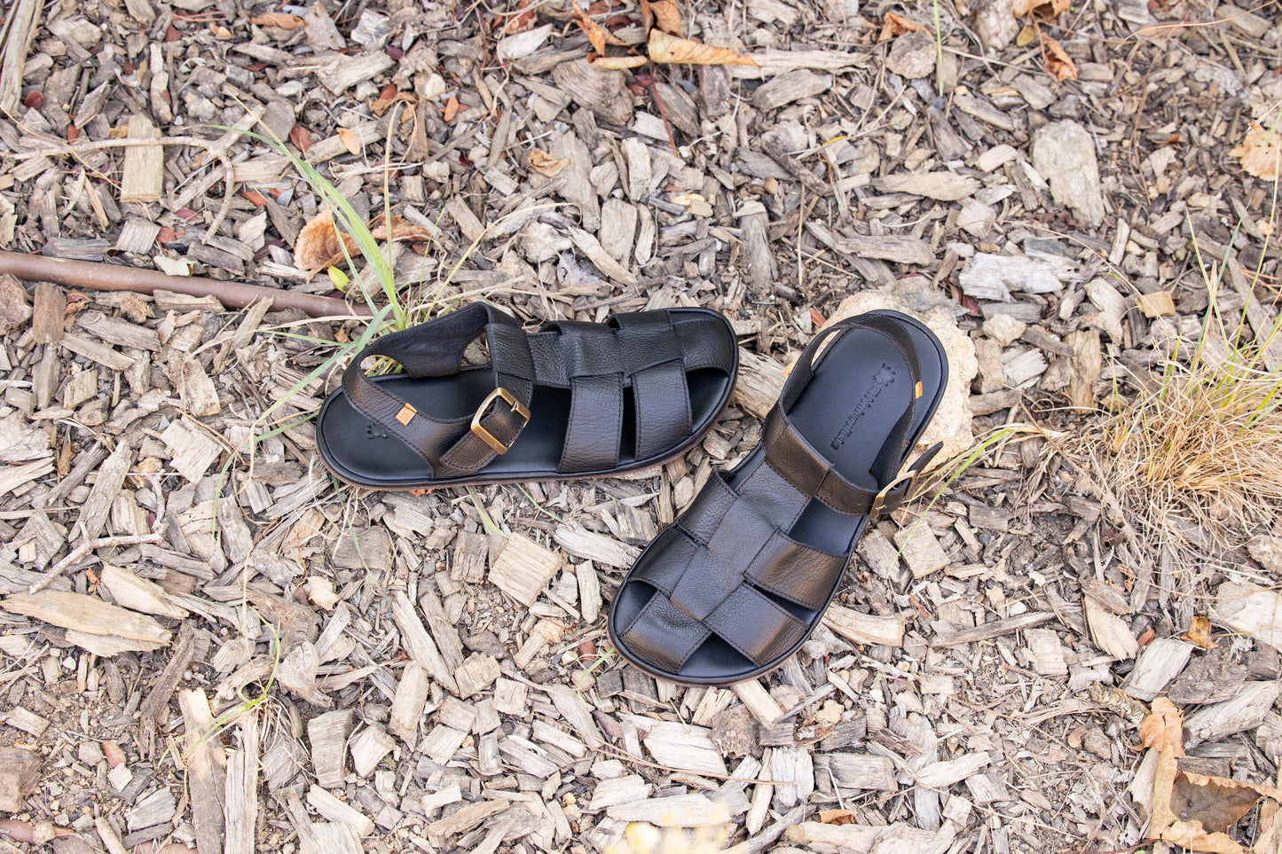 Sandalias Barefoot Napa Negro