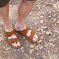 Sandalias Barefoot Nobuck Lavado Cuero