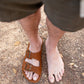 Sandalias Barefoot Nobuck Lavado Cuero
