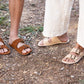 Sandalias Barefoot Nobuck Lavado Cuero