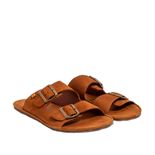 Sandalias Barefoot Nobuck Lavado Cuero