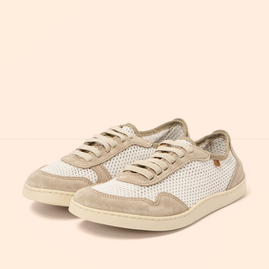 Zapato Barefoot Multimaterial Blanco