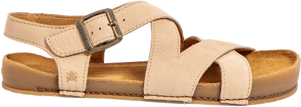 Sandalias Barefoot Horizon Nobuck Crema