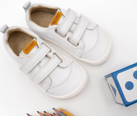Deportivas Flexi Nens Blancas Piel