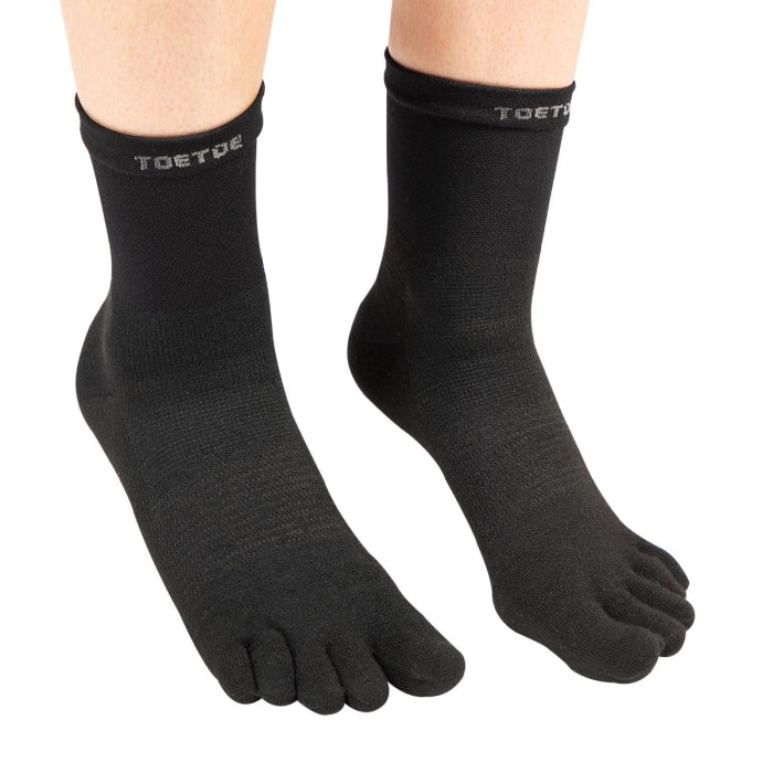 Calcetines Barefoot de Dedos OUTDOOR | Negro