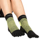 Calcetines Barefoot de Dedos OUTDOOR | Verde Oscuro