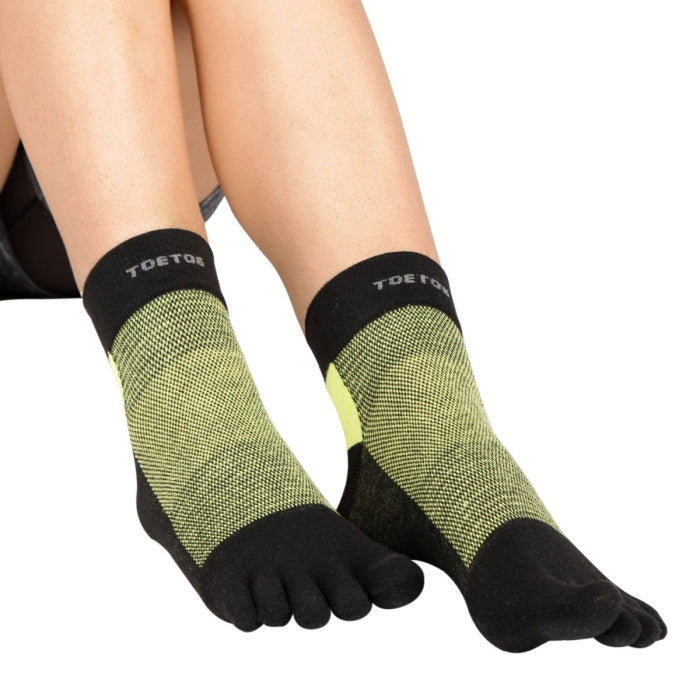 Calcetines Barefoot de Dedos OUTDOOR | Verde Oscuro