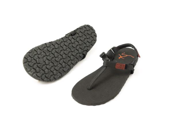 Sandalias Terra Negro | Pies Sucios
