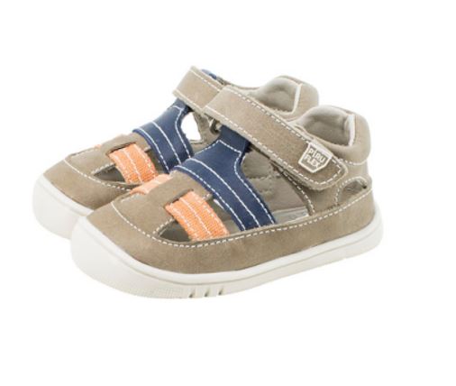 Sandalias Microfibra Marrón