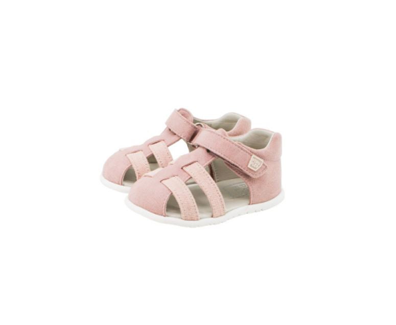 Cangrejeras Micro Serraje Lino Rosa