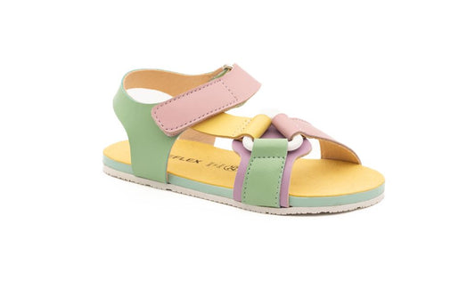 Sandalias Barefoot Guantino Amarillo-Menta
