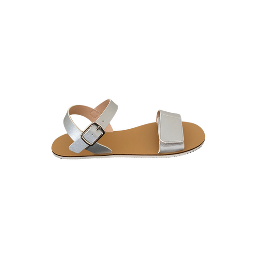 Sandalias Barefoot Plata