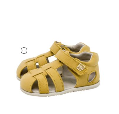 Cangrejeras Piel Mostaza