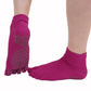 Calcetines Barefoot de Dedos Antideslizante Yoga & Pilates - Tobilleros | Fucsia