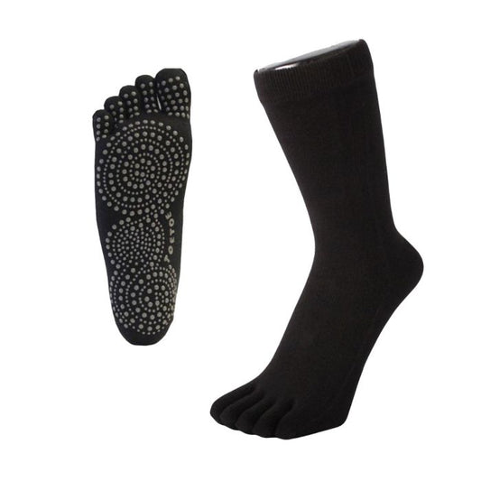 Calcetines Barefoot de Dedos Antideslizante Yoga & Pilates - Media Caña