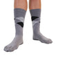 Calcetines Barefoot de Dedos Rombos Media Caña | Gris
