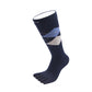 Calcetines Barefoot de Dedos Rombos Media Caña | Azul Marino