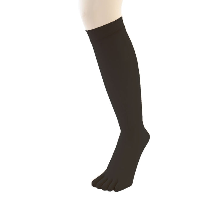 Calcetines Media Barefoot de Dedos | Negro