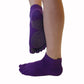 Calcetines Barefoot de Dedos Antideslizante Yoga & Pilates - Tobilleros | Violeta