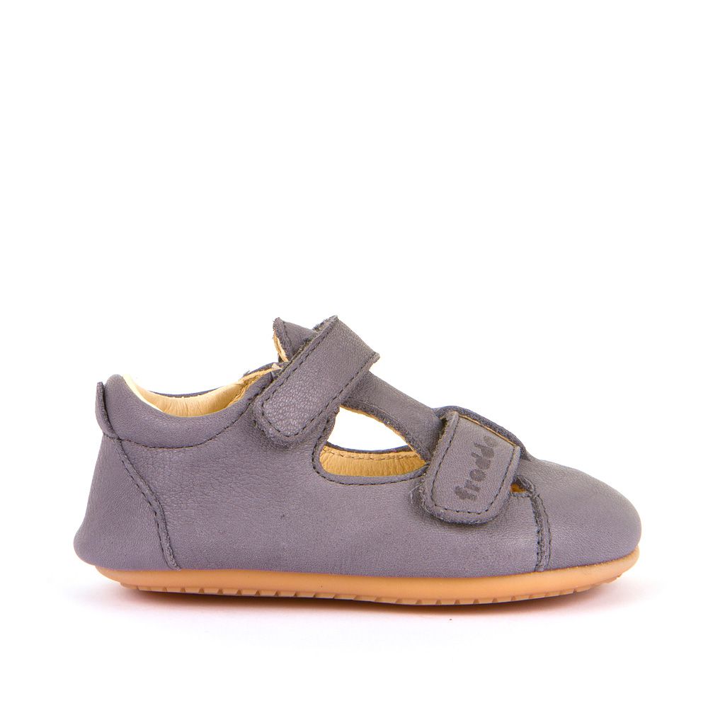 Sandalias Prewalker Dos Tiras Gris