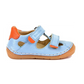 Sandalias Doble Velcro Azul Claro