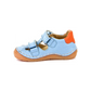 Sandalias Doble Velcro Azul Claro