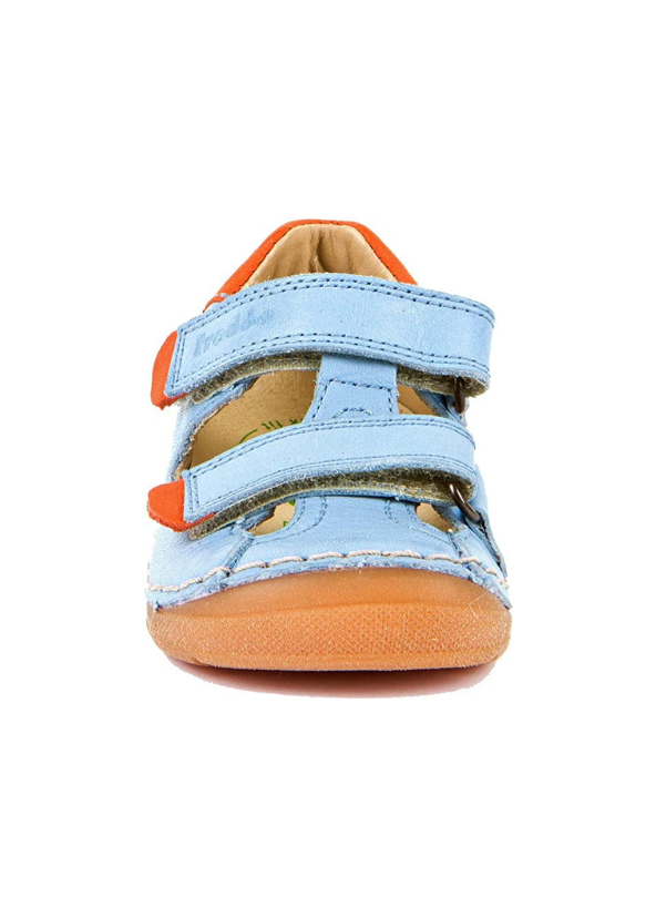 Sandalias Doble Velcro Azul Claro