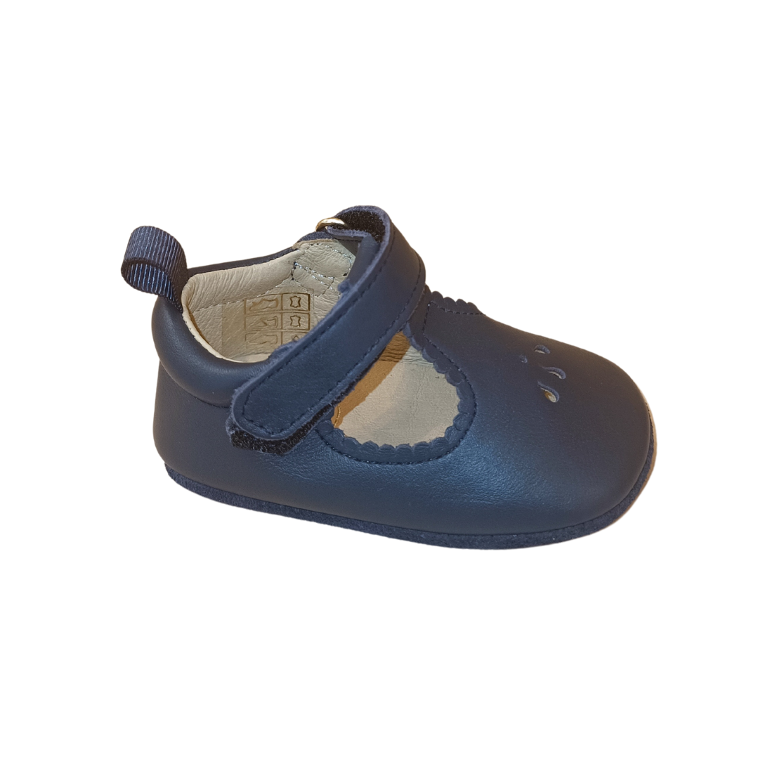 T-Bar Azul Marino Velcro