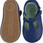 Sandalias T-Bar Azul
