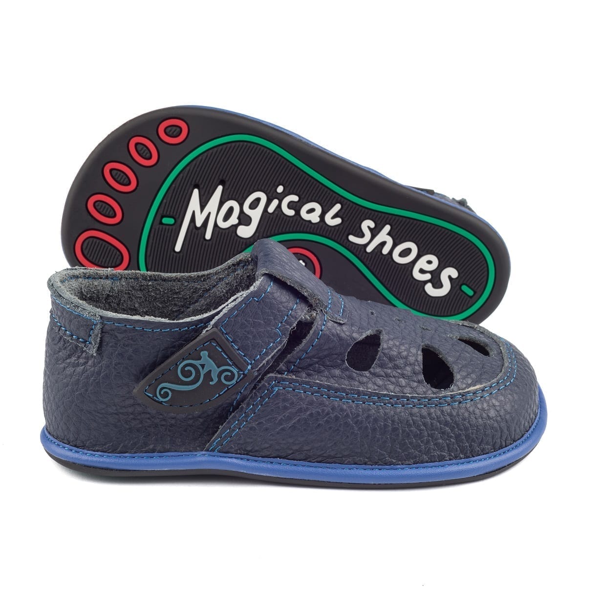 Sandalia Coco Azul Marino Magical Shoes Calzado respetuosos, barefoot o minimalista